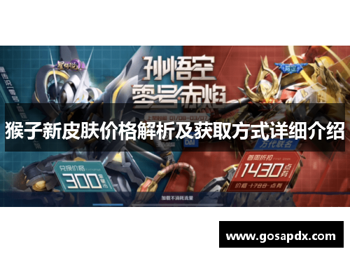 猴子新皮肤价格解析及获取方式详细介绍